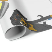 ダックスフントのカール ラッピングペーパー (ロールコーナー)