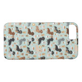 ダックスフントのコーヒーデザイン Case-Mate iPhoneケース (裏面(横))