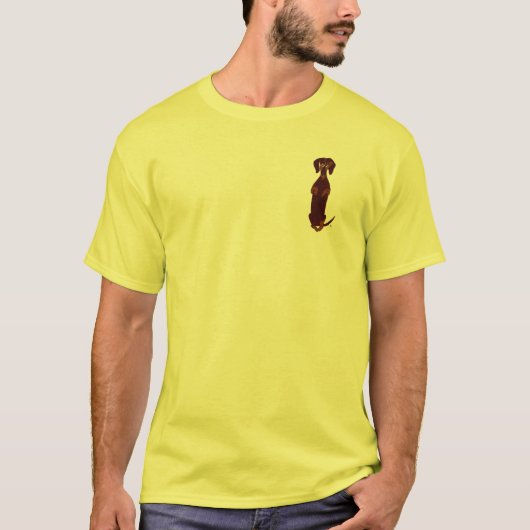 ダックスフントのシドニーのワイシャツ Tシャツ (正面)