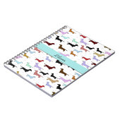 ダックスフントのノート ノートブック (左側)