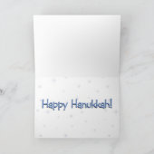 ダックスフントのハヌカーカード シーズンカード (内部)