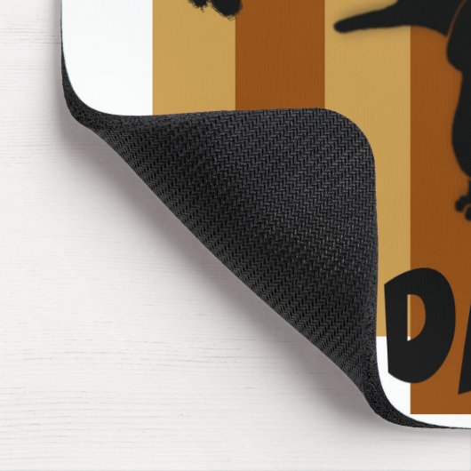 ダックスフントのパパのマウスパッド マウスパッド (コーナー)