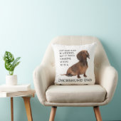 ダックスフントのパパの枕 クッション (椅子)