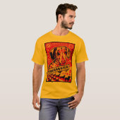 ダックスフントのプロパガンダ Tシャツ (正面フル)