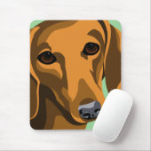 ダックスフントのマウスパッド マウスパッド (マウス)