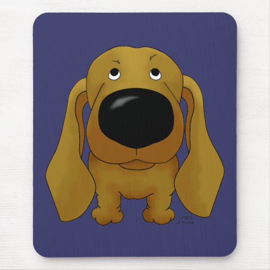 ダックスフントのマウスパッド マウスパッド (正面)