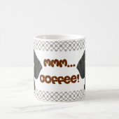 ダックスフントのマグ|のMmm…コーヒー! コーヒーマグカップ (中央)