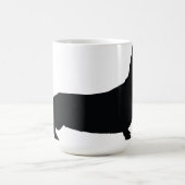 ダックスフントのマグ コーヒーマグカップ (中央)