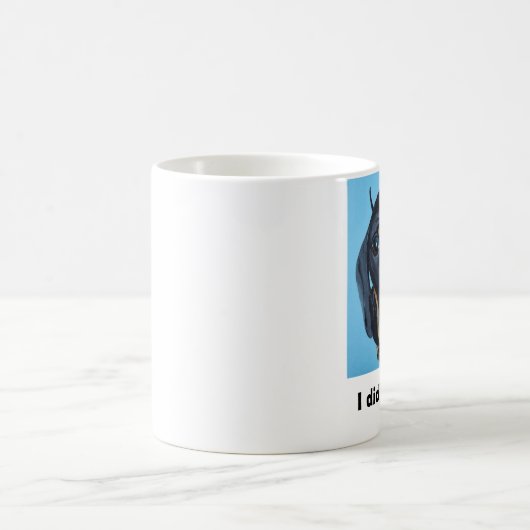 ダックスフントのマグ-私はそれをしませんでした コーヒーマグカップ (中央)