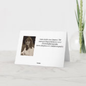 ダックスフントのメリーな第1クリスマスの孫 シーズンカード (裏面)