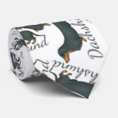 ダックスフントの人のギフトのタイ ネクタイ (ロール)