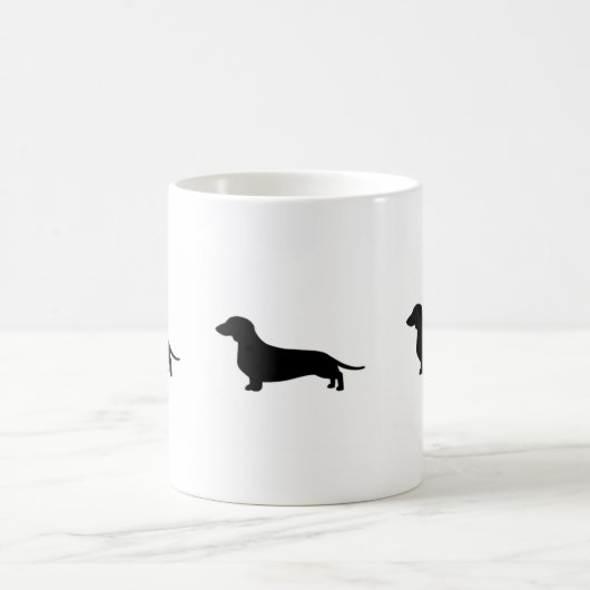 ダックスフントの変形させるマグ モーフィングマグカップ (中央)