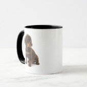ダックスフントの子犬のコーヒー・マグ マグカップ (正面左)