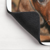 ダックスフントの子犬1 マウスパッド (コーナー)