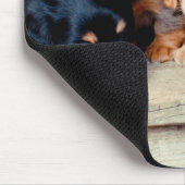 ダックスフントの子犬 マウスパッド (コーナー)