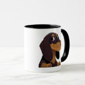 ダックスフントの恋人 マグカップ (正面右)