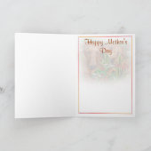 ダックスフントの母の日 カード (内部)