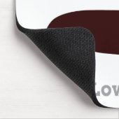 ダックスフントの消防士"低い"滞在 マウスパッド (コーナー)