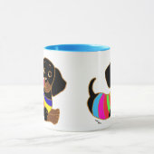 ダックスフントの漫画2 マグカップ (中央)