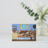 ダックスフントの物語の時間名刺 名刺 (スタンド正面)