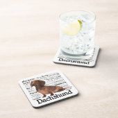 ダックスフントの特性のコースター コースター (右側)