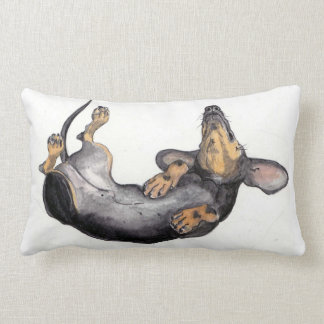 ダックスフントの睡眠の首の枕 ランバークッション