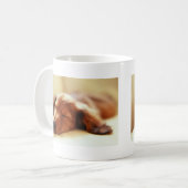 ダックスフントの睡眠 コーヒーマグカップ (正面左)