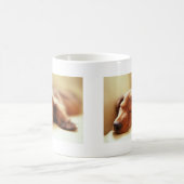 ダックスフントの睡眠 コーヒーマグカップ (中央)