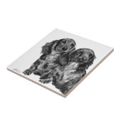 ダックスフントの組 タイル (側面)