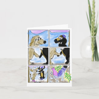 ダックスフントの結婚式の招待状! カード