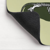 ダックスフントの骨組 マウスパッド (コーナー)