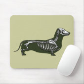 ダックスフントの骨組 マウスパッド (マウス)
