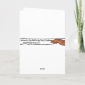 ダックスフントの魔法使いのハロウィンカード カード (裏面)