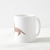 ダックスフントの魔法 コーヒーマグカップ (正面右)
