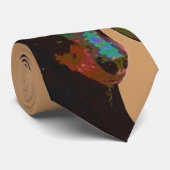 ダックスフントのSmoothhairedのタイ ネクタイ (ロール)