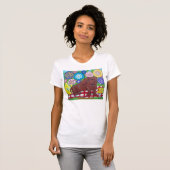 ダックスフントのTシャツ Tシャツ (正面フル)