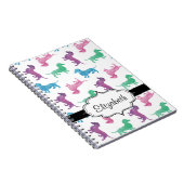 ダックスフントを雨が降っています ノートブック (右側)