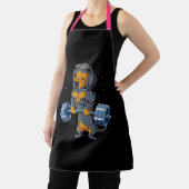 ダックスフントウェイトリフティングフィットネスジム エプロン (インサイチュ)