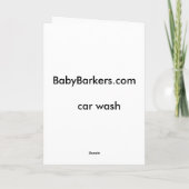 ダックスフントカード カード (裏面)