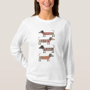ダックスフントソーセージ犬 Tシャツ