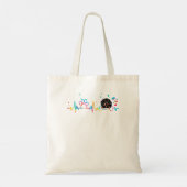 ダックスフントダックスフントドッグハートビートおもしろい犬愛好家 トートバッグ (裏面)