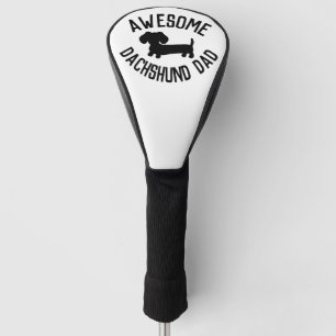 ダックスフントパパゴルファーギフト素晴らしウィーナードッグパパG ゴルフヘッドカバー