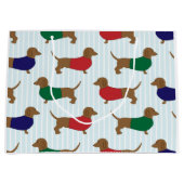 ダックスフント壁紙 ラージペーパーバッグ (正面)