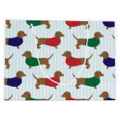 ダックスフント壁紙 ラージペーパーバッグ (裏面)