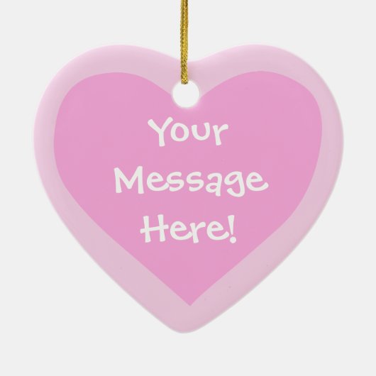 ダックスフント愛(あなた自身のメッセージを加えて下さい) セラミックオーナメント (裏面)