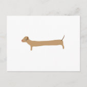 ダックスフント愛 ポストカード (正面)