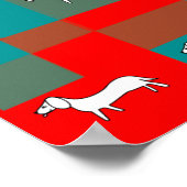 ダックスフント掛け布団ポスター ポスター (角)