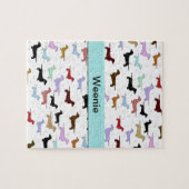 ダックスフント犬のパズル ジグソーパズル (横)