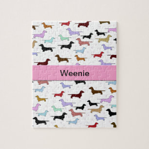 ダックスフント犬のパズル ジグソーパズル