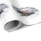 ダックスフント犬の芸術のクリスマスの包装紙 ラッピングペーパー (ロールコーナー)